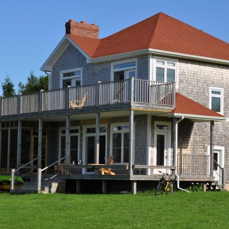 Beach House offers two decks