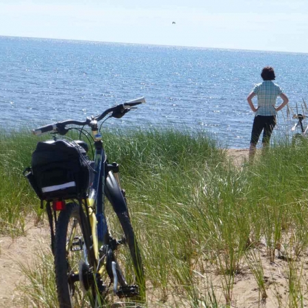 Enjoy a bicycle ride (Launching Beach)